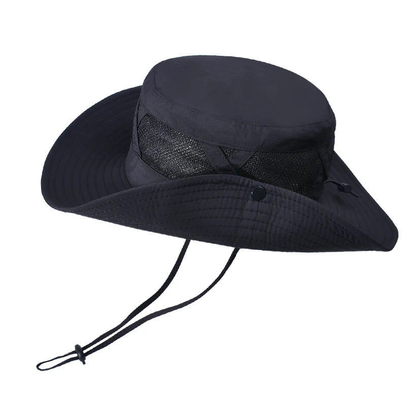 Breathable Sunshade Fisherman Hat Men's Sunscreen Sun Hat Fishing Hat