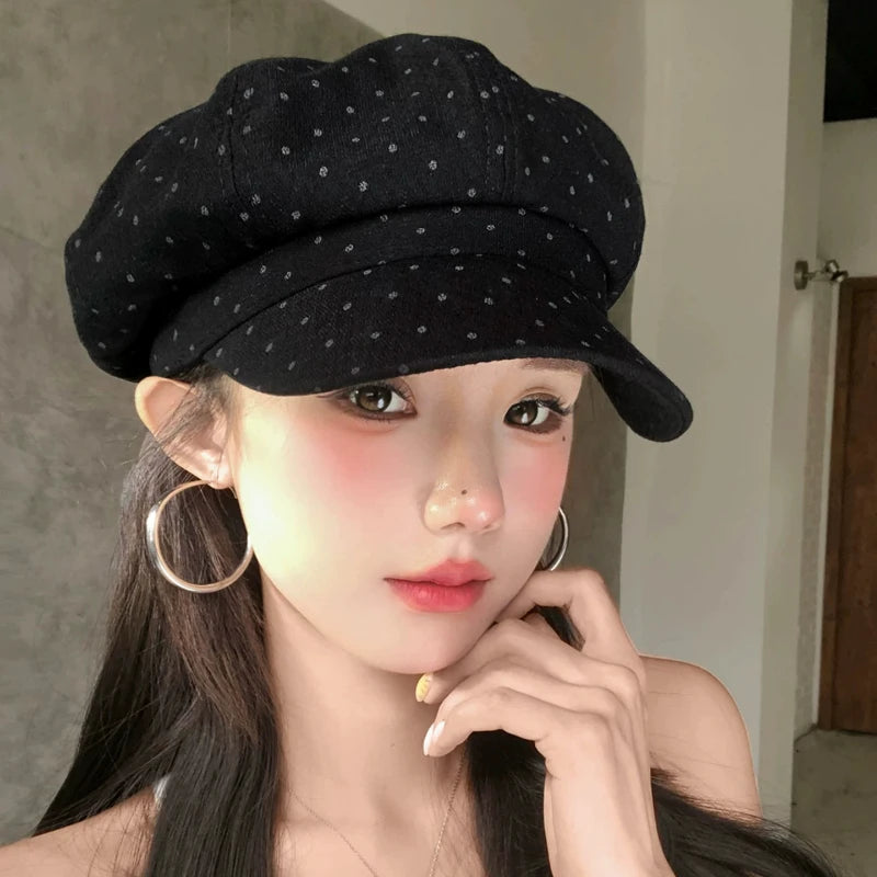 Streetwear Sunscreen Versatile Literary Newsboy Hats