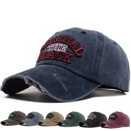 Vintage Baseball Cap Men Women Letter Embroidery Snapback Caps For Daily Casual