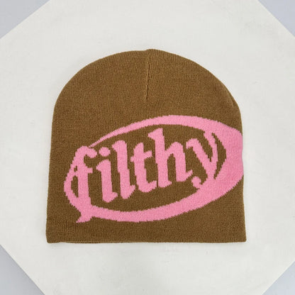 Autumn And Winter New Unisex European Style Letter Knitted Hats