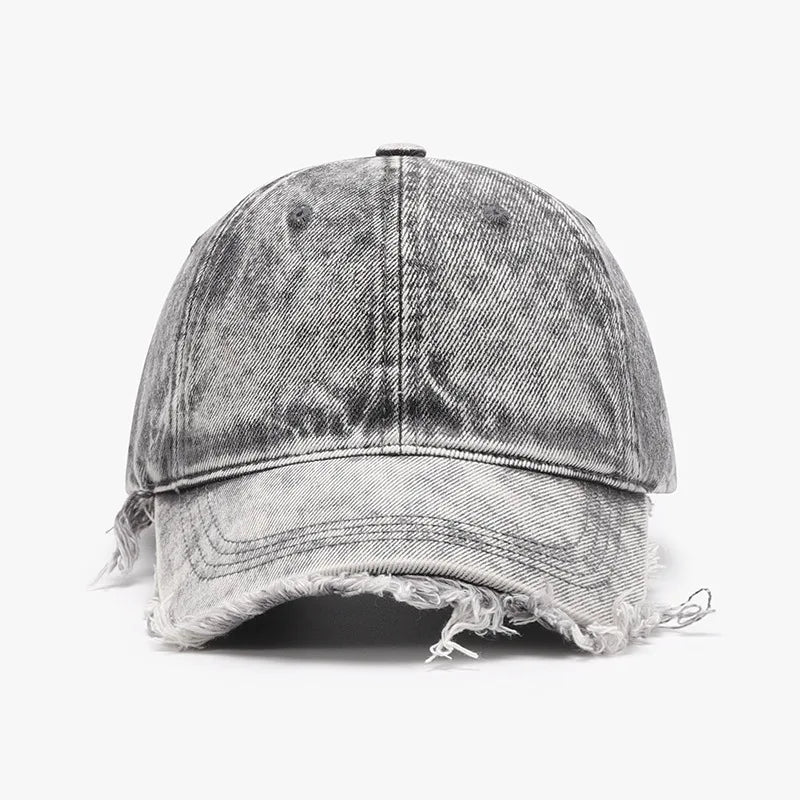 Plain Washed Coated Men's Personalized Breathable Duckbill Cap