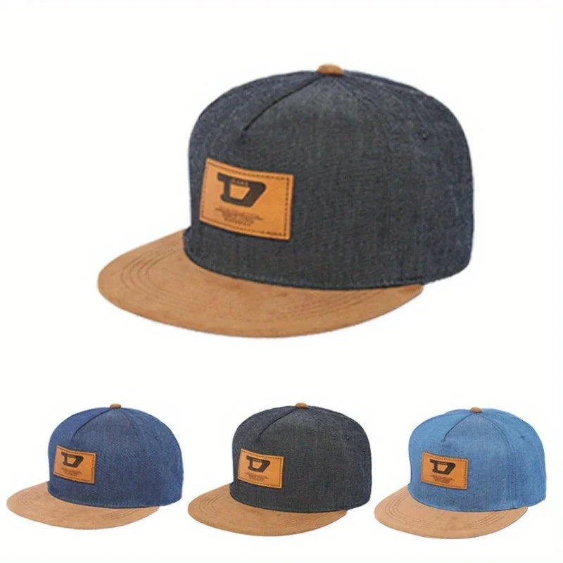 Hip Hop Baseball Cap Flat Brim Hat Casual Street Dance Outdoor Couple Visor Hat