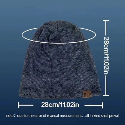 Warm Knitted Beanie Hat For Men And Women