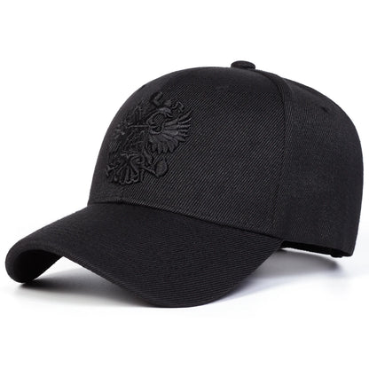 Unisex Double Headed Eagle Embroidery Baseball Caps Spring Autumn