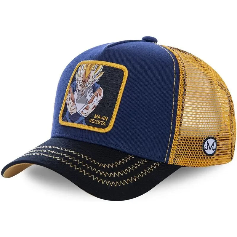 Dragon Ball Son Goku Cap Summer Travel Peaked Cap Men's Embroidery Hip-Hop Cap