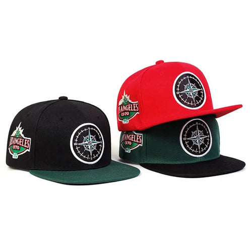 Unisex Compass Embroidery Hip Hop Hats Spring Autumn Outdoor Adjustable Casual Baseball Caps Sunscreen Hat