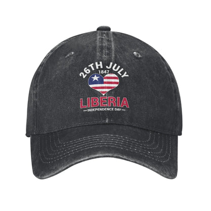 Men Women Liberia Independence Day Caps