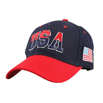 Outdoor Sports And Leisure Adjustable American Flag Cap