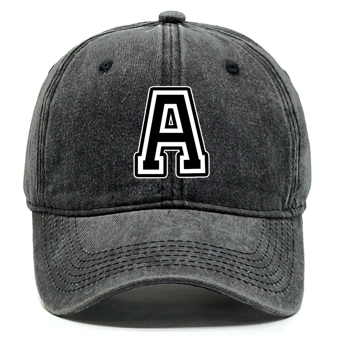 Popular Letters Print Baseball Caps Black Hat Gift Golf Dad Hat