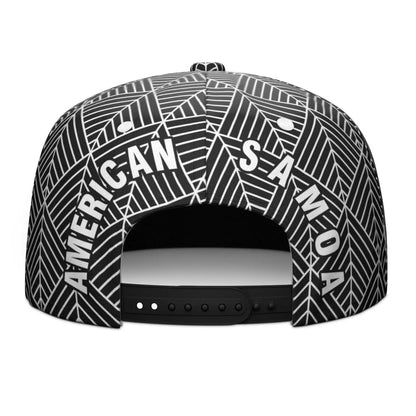 American Samoa Asm Flat Brimmed Cap Country College Nation Flag
