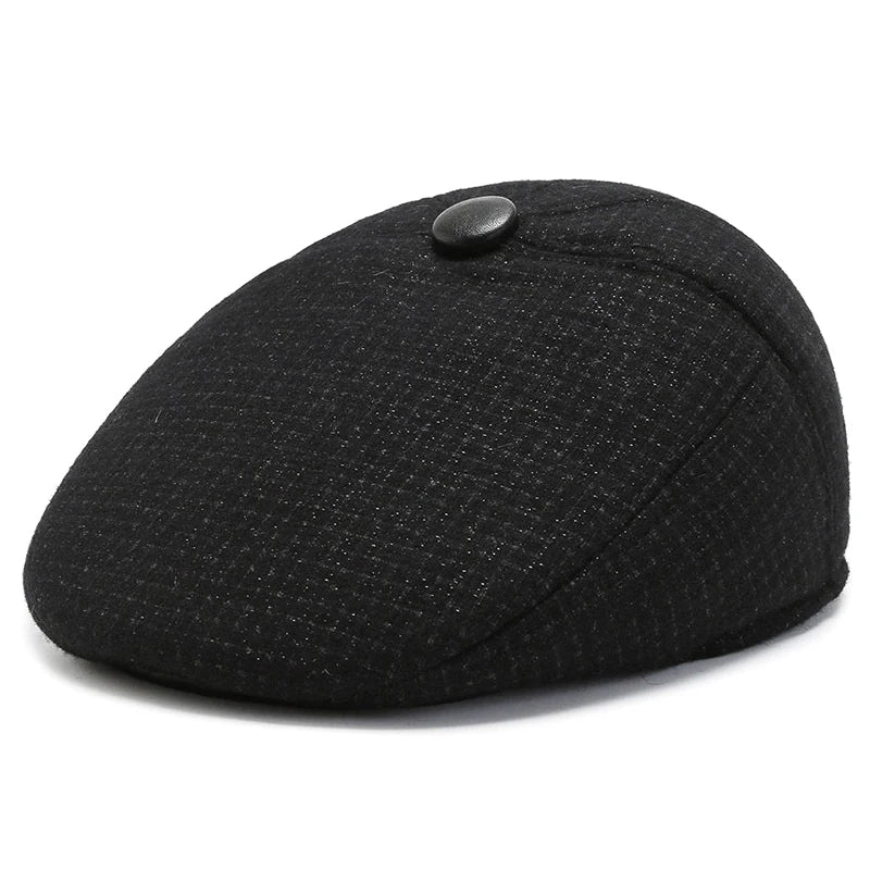 Fashion Berets Men High Quality Autumn Winter Wool Hat