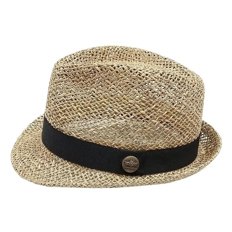 Good Quality Straw Hat Summer Hollow Jazz Fedora Hats