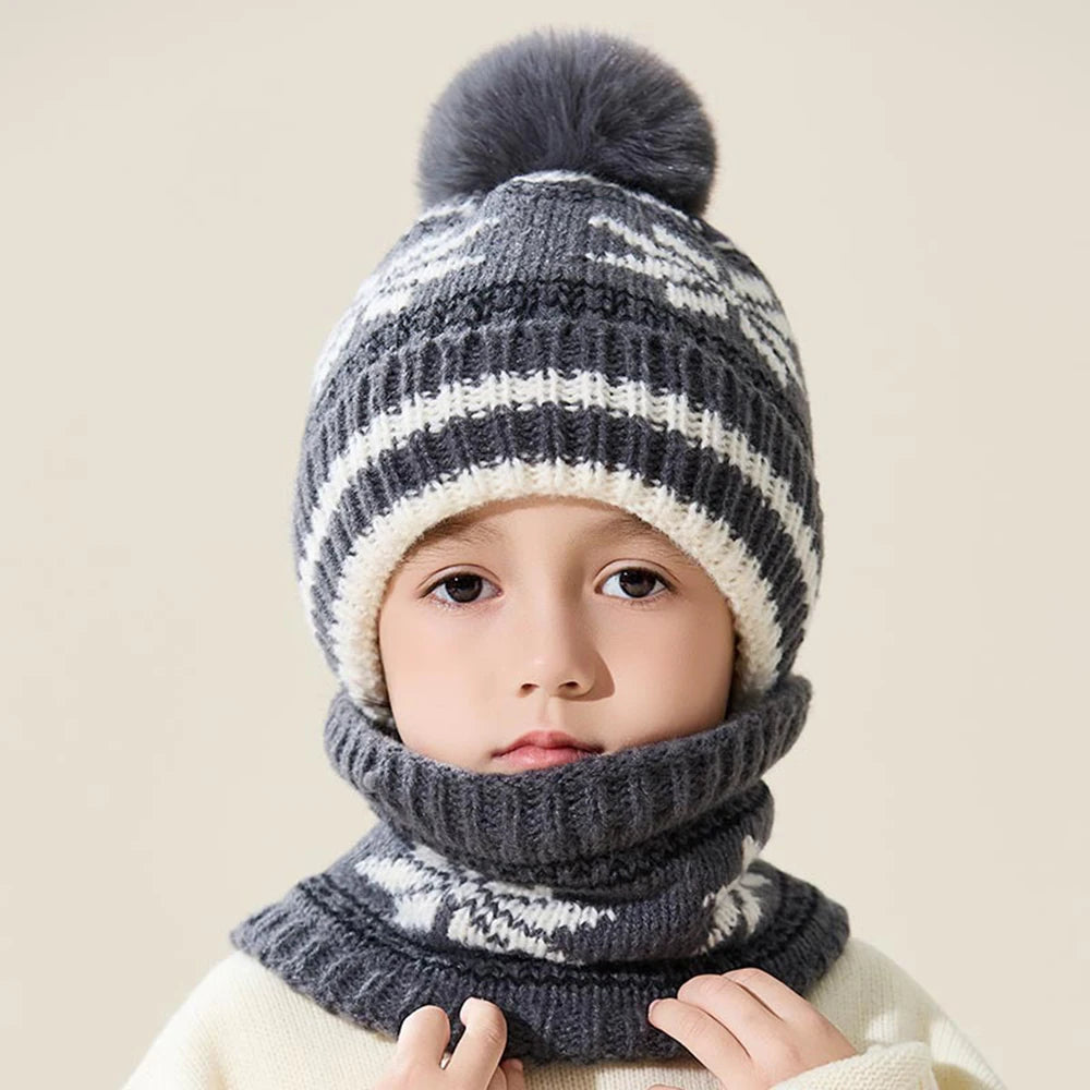 Children's Hats Autumn Winter Knit Hats