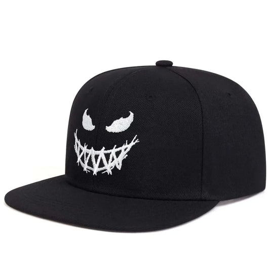 Wide-Brim Snapback Cap