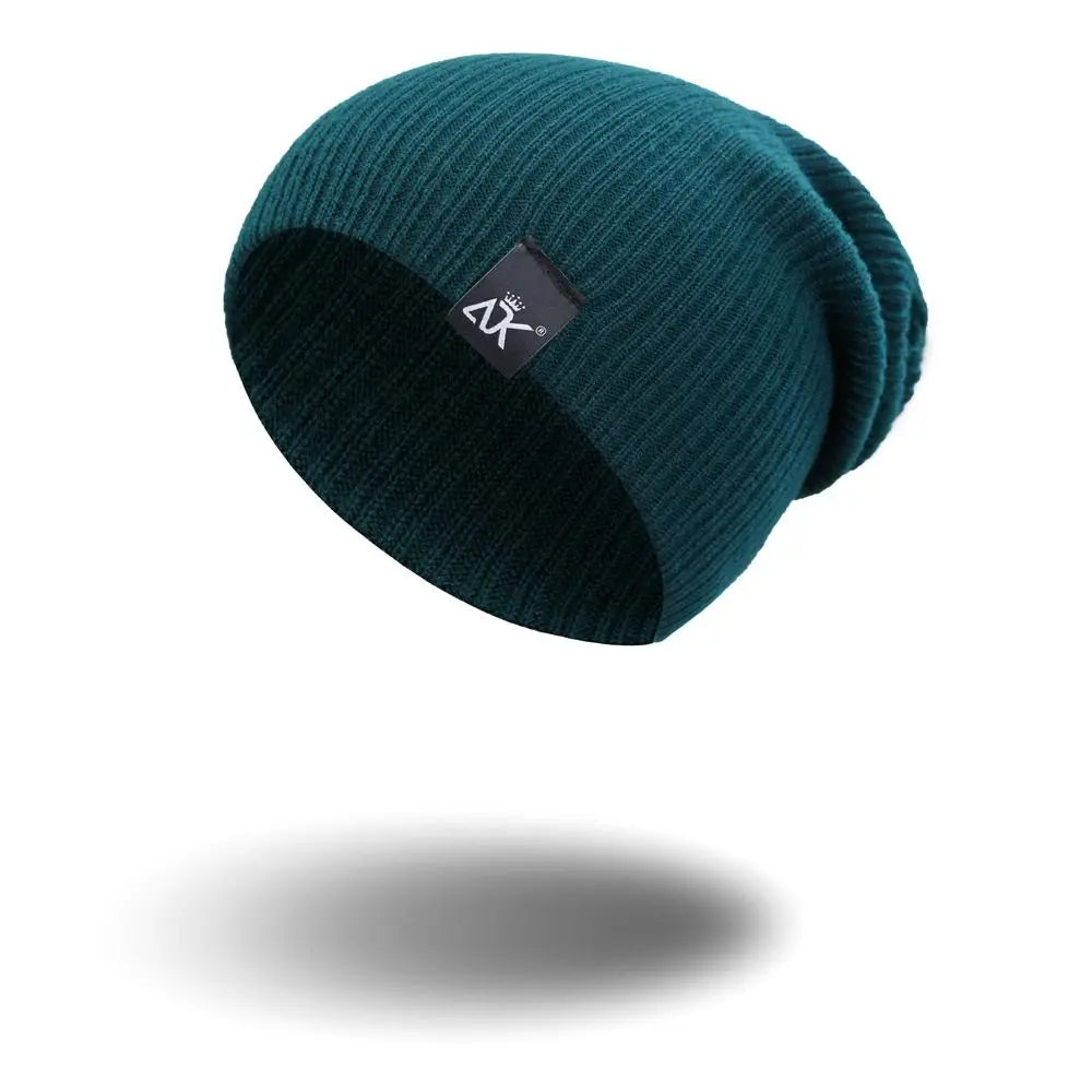 New Jamaican Reggae Loose Knitted Beanie Warm Wool Knitted Rainbow Hat
