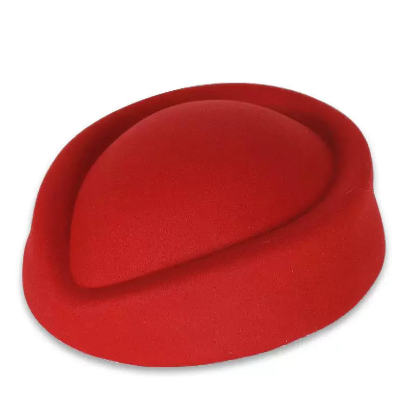 Hepburn Style Black Flat Top Berets Hat Women's French High-End