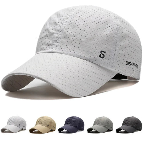 Lightweight Quick Dry Breathable Baseball Cap Fishing Sun Protection Outdoor Running Hat New Design