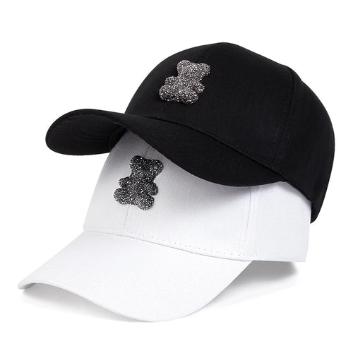 Unisex 3D Teddy Bear Personality Baseball Caps Spring Autumn
