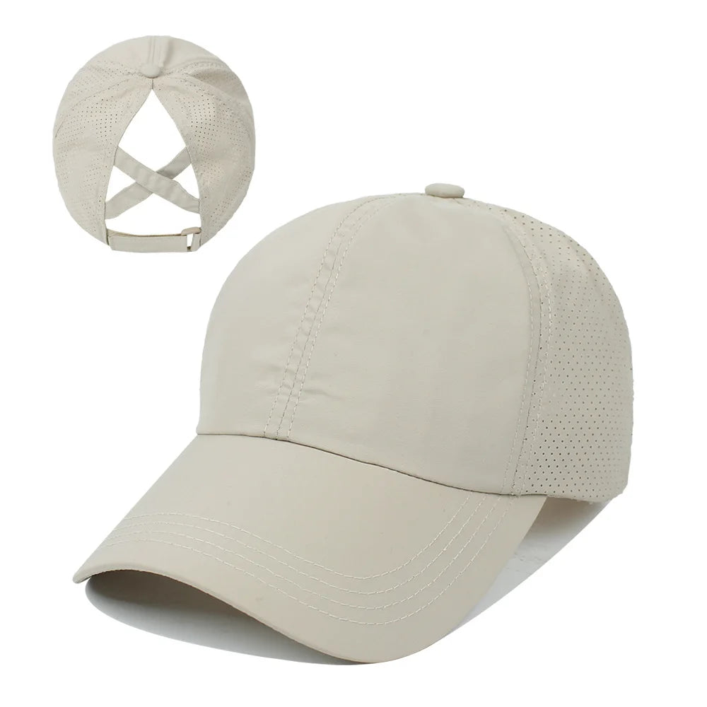 Baseball Caps For Women Hats New Breathable Mesh Sun Visor Hats Female