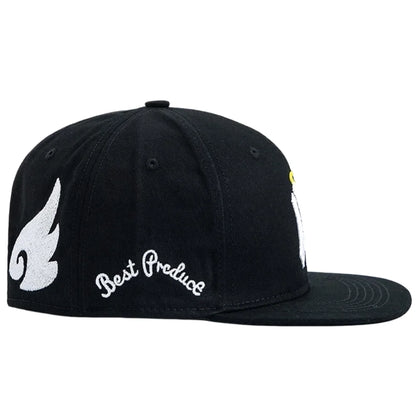 Unisex Fitted Flat Bill Cap Snapback Hat