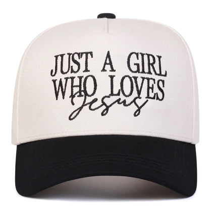 Unisex Who Loves Letter Embroidery Baseball Caps Spring Autumn