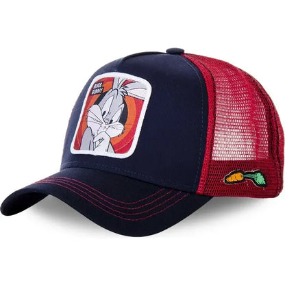 High Quality Brand Anime Cartoon Snapback Cotton Baseball Cap Men Women