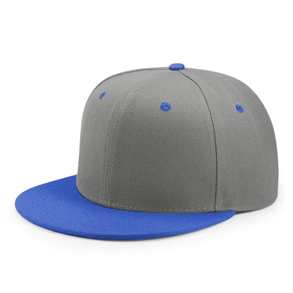 Wholesale Adult Blank Snapback Cap Male Hip-Hop Flat Peak Skateboard Hat Lady Sun Caps