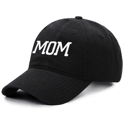 DAD MOM Embroidery Pure Cotton Baseball Cap Fashion Sport Golf Caps Sun Hat