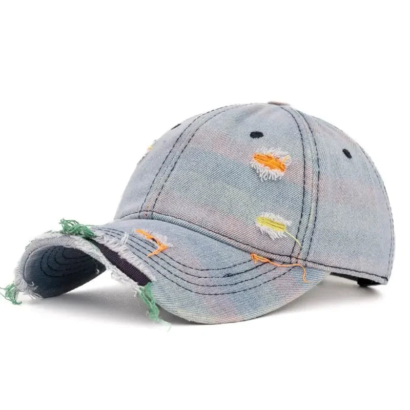 Spring Cotton Print Casquette Baseball Cap Adjustable Outdoor