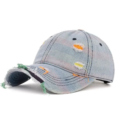 Spring Cotton Print Casquette Baseball Cap Adjustable Outdoor
