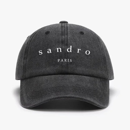 Sandro Printed Sponge Half Mesh Outdoor Fashion Accessory Hat