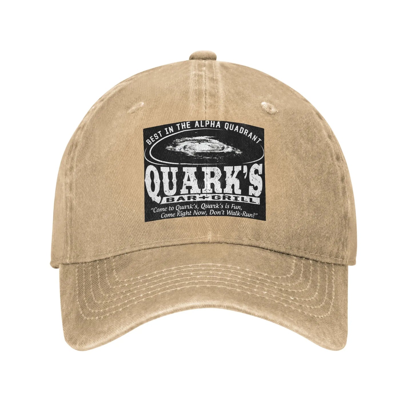 Deep Space 9 Quarks Bar Baseball Caps Denim Fabric Hats