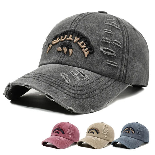 Single Pack Minimalist Casual Versatile Washed Baseball Cap