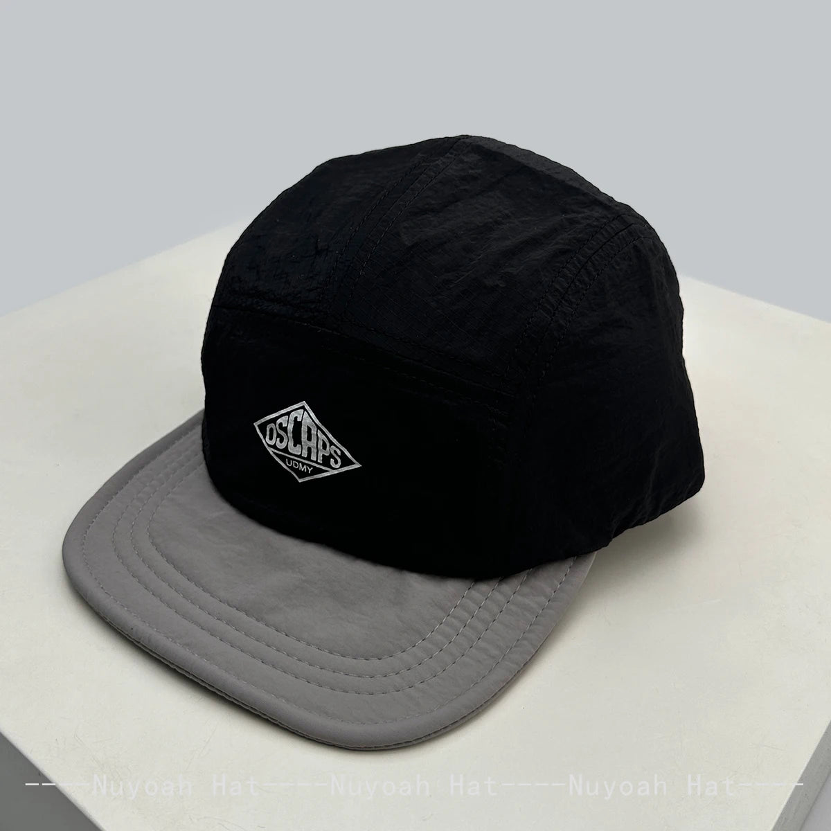 Versatile Quick-Dry Plaid Solid Color Block Baseball Hats