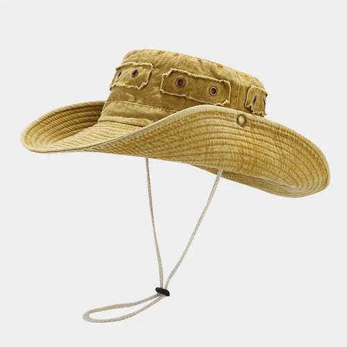 Four Seasons Cotton Solid Bucket Hat Fisherman Hat