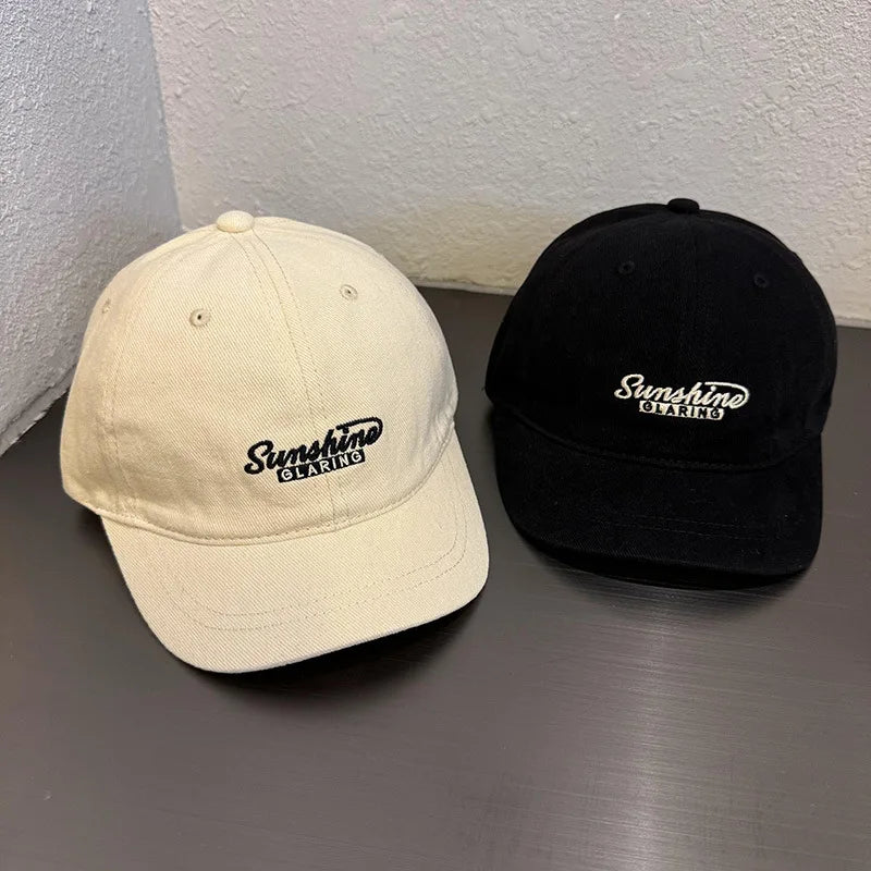 Retro Short Brim Men Baseball Cap