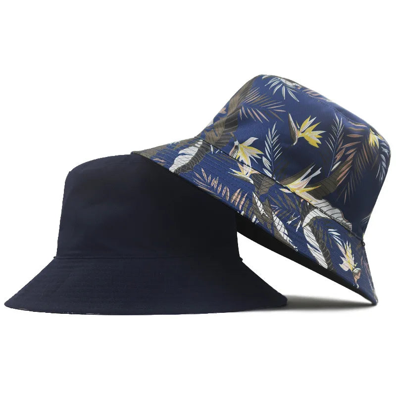 High Quality Large Bucket Hat Lady Summer Cotton Sun Cap