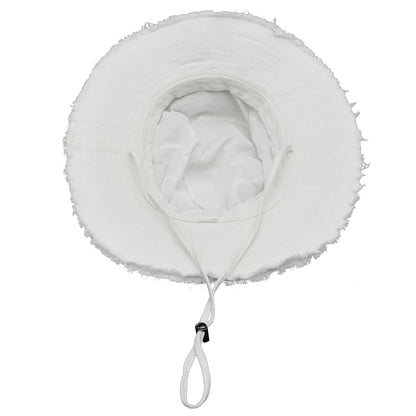 UPF50+ Cotton Wide Brim Sun Hat