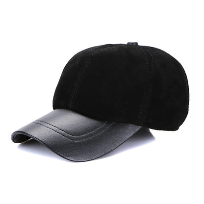 New 2026 Street Hip Hop Hat Leather Hat Fashion Adult Leather Hat