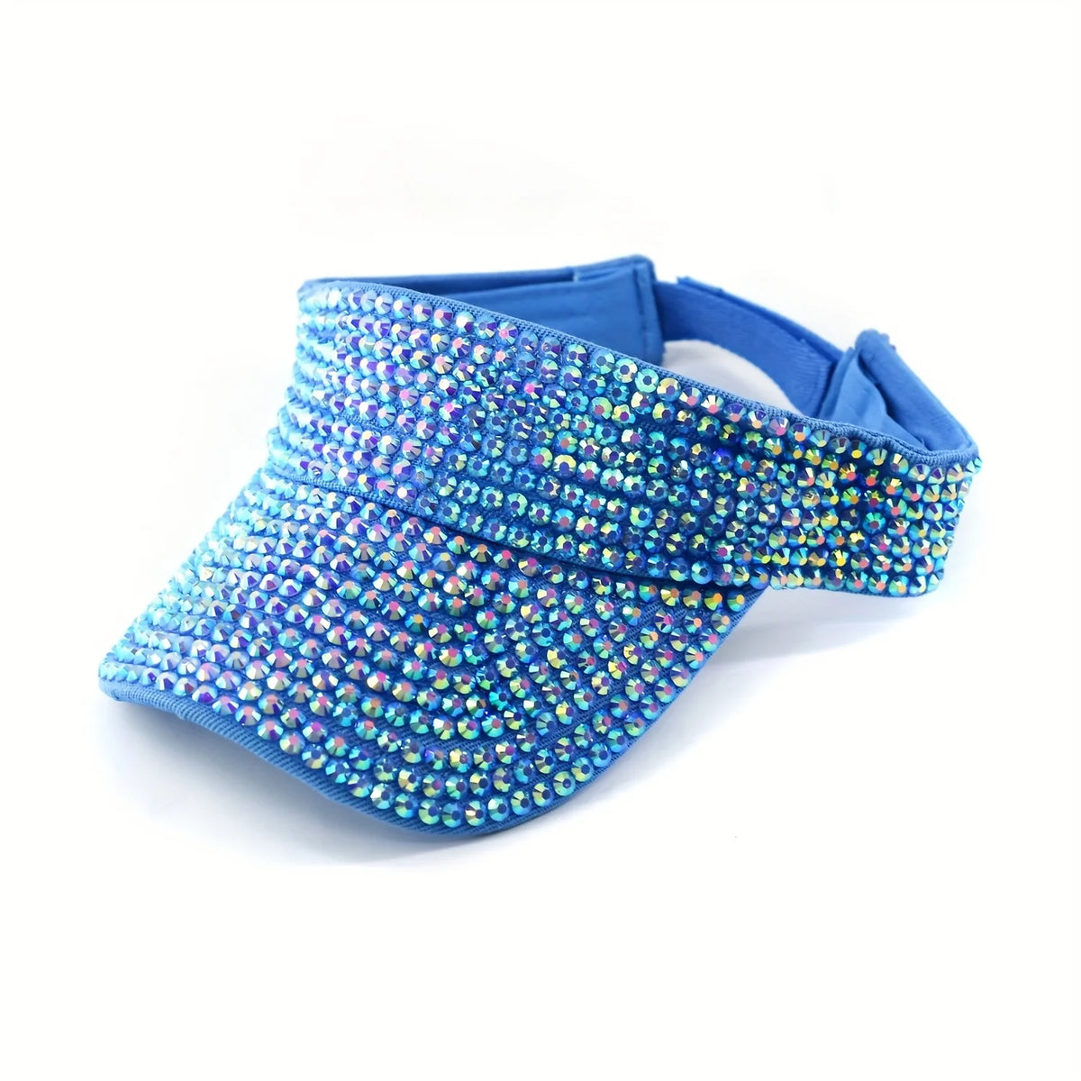 New Women's Shiny Rhinestone Sun Hat