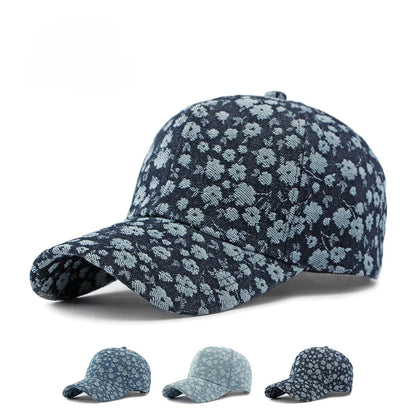 Women Fashion Denim Baseball Cap