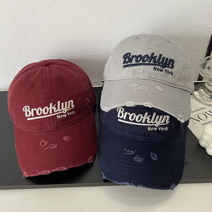 INS Style Letter Embroidered Baseball Cap