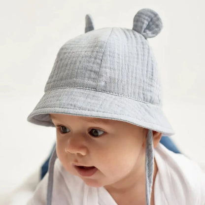 Muslin Cotton Baby Hat Summer Infant Cap Soft Baby Sun Hats