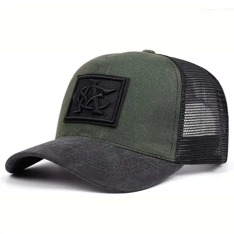 Personalized Mesh Hat CA Embroidery Outdoor Leisure Daily Sunshade Hat Street HipHop