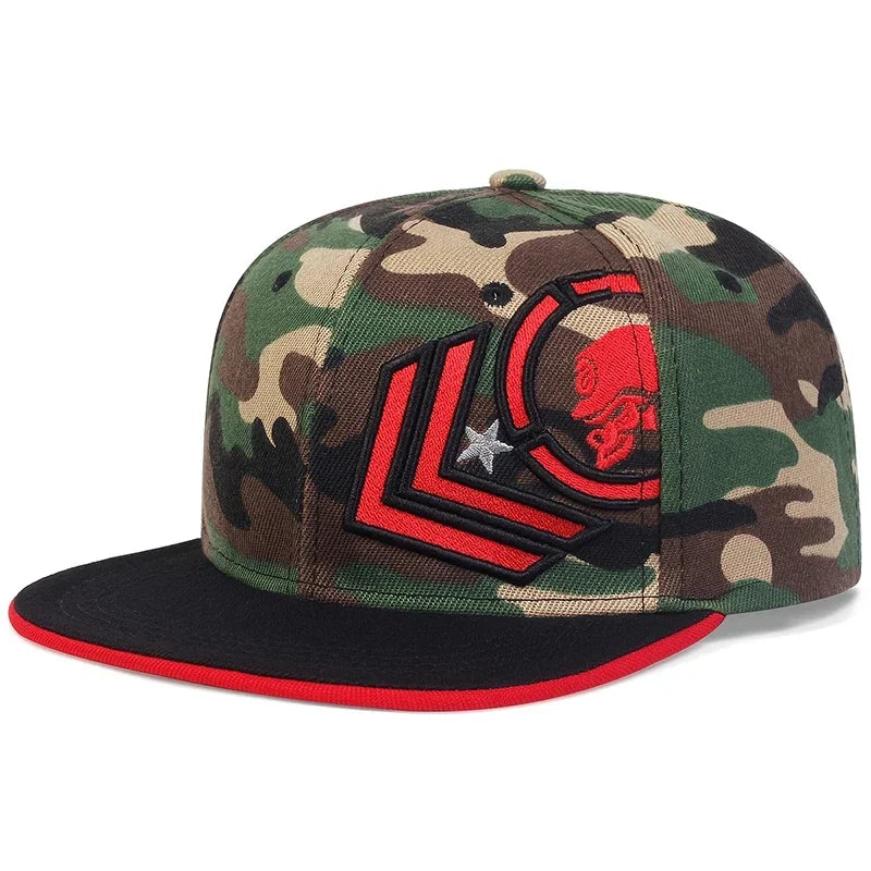 Unisex Skeleton Embroidery Baseball Cap Women Outdoor