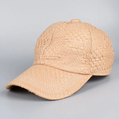 Straw Sun Hat Men Women Summer Baseball Cap