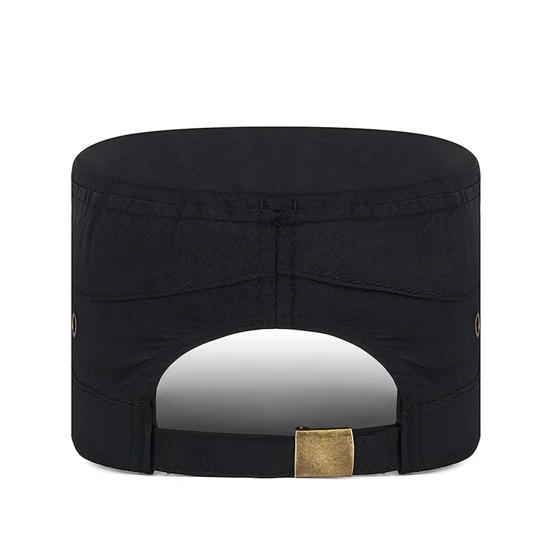 Trendy Flat-Top Sun Cap Breathable Quick-Dry Outdoor Golf Hat