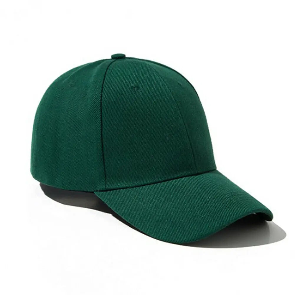 Men Women Baseball Caps Swoosh Metal Logo Cap